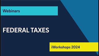 iWorkshop Federal Taxes [upl. by Karon713]