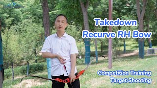 Takedown Recurve Bow  Competition Training Target Shooting [upl. by Primo822]