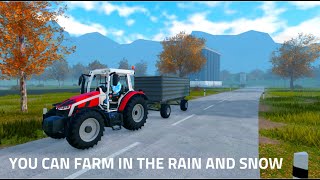 Roblox farming simulator harvesting corn tractor [upl. by Greiner836]