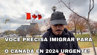 venha para o Canadá em 2024 mais rápido possível urgente [upl. by Nnylaehs179]