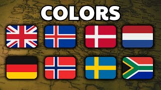 Colors  GERMANIC Languages COMPARISON [upl. by Berte]