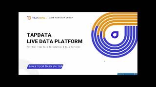 Demo How TapData facilitates seamless data sync from relational DB to MongoDB Atlas in real time [upl. by Eiggem]