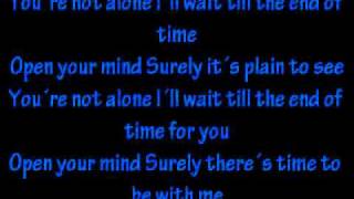 mads langer youre not alone lyrics [upl. by Daiz373]