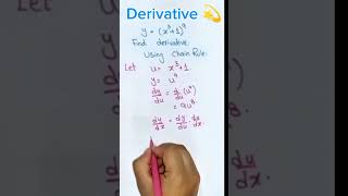 Differentiation DerivativeChain Rule Maths TRICKS education maths mathisfun youtubeshorts [upl. by Ermey]