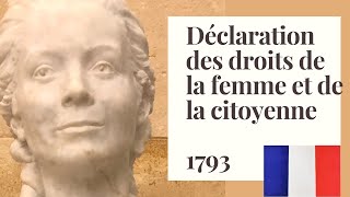 Féministe en 1793  découvrez Olympe de Gouges feminism [upl. by Inat715]