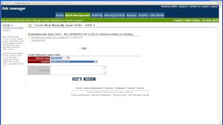 Manual inputting orders [upl. by Brackett]