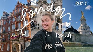 I left the country ALONE for the first time  London vlog pt 1 [upl. by Sivat]