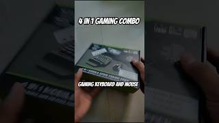 Gaming keyboard and mouse 4 in 1 gaming combo free fire freefire unboxing youtubeshorts [upl. by Neelhsa]