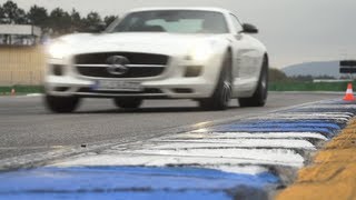 Mercedes SLS GT AMG Hockenheim Track Test  CHRIS HARRIS ON CARS [upl. by Lihp]