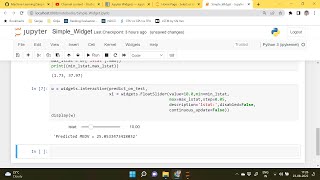 Simple WhatIf Tool with Jupyter Widgets  ipwidgets [upl. by Woodrow]