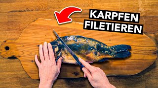 Karpfen filetieren für Anfänger 🔪 schnell und einfach mit Geheimtipp [upl. by Stavros]