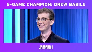 Drew Basile  Winners Circle  JEOPARDY [upl. by Nonnelg]