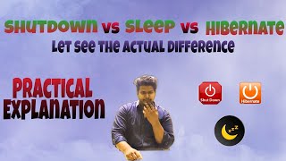 Hibernate VS Sleep  which one is Best   Share Tech Tamil [upl. by Sabsay]