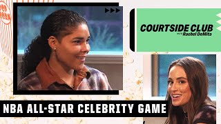 What its like to play in the NBA AllStar Celebrity Game  Courtside Club with Rachel DeMita [upl. by Pompei]