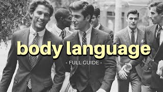 Full Body Language Guide For Men [upl. by Gusba]