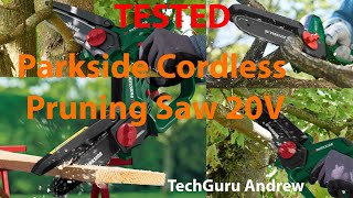 Parkside Cordless Pruning Saw 20V PGHSA 20Li B1 [upl. by Asillam]