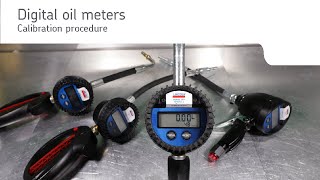 Lincoln digital oil meters  Calibration procedure [upl. by Ajile5]