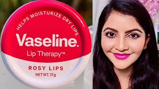 Vaseline lip therapy rosy lips for moisturise dry lips  RARA  tinted lipbalm for dry chapped lips [upl. by Weinhardt]