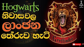 Hogwarts නිවාස වල ලාංඡන තේරුවේ මෙහෙමයි  Wizarding World Secrets [upl. by Aicilana843]