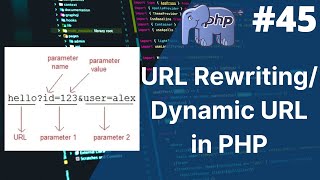 Url rewriting in php  how to use url query strings in php  dynamic url in php  php tutorial  45 [upl. by Lamdin771]