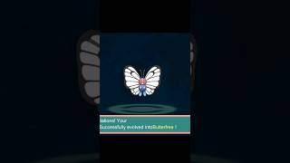 Metapod Evolves into Butterfree 🦋 shorts pokemon [upl. by Adelle]