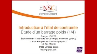 Etude des contraintes  Barrage 14 [upl. by Roskes623]