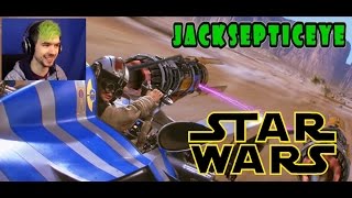 Fanmade  Jacksepticeye playing the Star Wars Pod Race [upl. by Beverle]