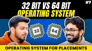 Lecture 7 Difference between 32bit amp 64bit Operating System [upl. by Enalda752]