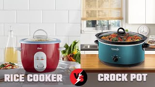 Rice Cooker vs Crock Pot – Comparison Guide [upl. by Corbin467]