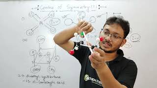 centre of symmetry of 24dimethyl cyclo butane13diCarboxylic acidelements of symmetryNEET [upl. by Udell133]