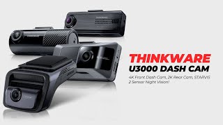 THINKWARE U3000 4K Dash Cam Ultimate Front amp Rear Camera  Review [upl. by Mehcanem]