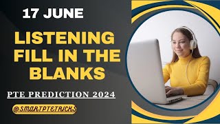 LISTENING FILL IN THE BLANKS PTE  pte listening prediction [upl. by Adnana191]