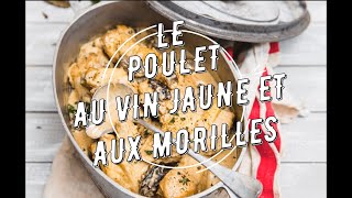 😋 🍗 RECETTE POULET AU VIN JAUNE ET AUX MORILLES SIMPLE ET RAPIDE EN MOINS DE 2 MINUTES 🍗 😋 [upl. by Gerlac370]