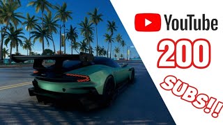 200 SUBS  SPECIAL VIDEO  Aston Martin Vulcan [upl. by Atkins251]