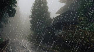 Rain Sounds For Sleeping  99 Instantly Fall Asleep With Rain And Thunder Sound At Night [upl. by Marolda]