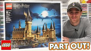 LEGO Hogwarts Castle Unboxing amp PART OUT [upl. by Calypso897]