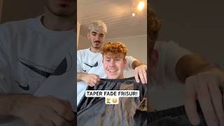 Ich lasse mir TAPER FADE schneiden 💇‍♂️🤯 taperfade jannikfreestyle [upl. by Forrester]