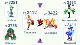 GALAR STARTERS vs PALDEA STARTERS in Pokemon GO [upl. by Nidraj332]