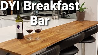 DYI breakfast bar or kitchen benchtop extension [upl. by Odraleba928]