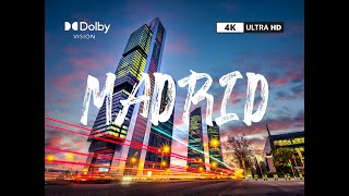 Madrid Spain 🇪🇸 in 4K 60FPS ULTRA HD Video by Drone [upl. by Lena883]