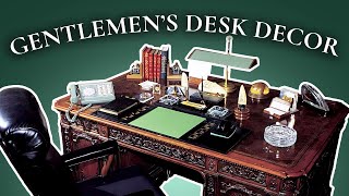 Classic Men’s Desktop Interior Design Working from Home in Style [upl. by Ahsiner]