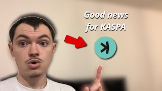 Great news for KASPA [upl. by Ardnuyek221]