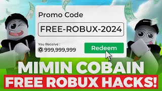 MIMIN COBAIN FREE ROBUX HACKS YANG ADA DI TIKTOK SAMPE BERHASIL TERNYATA [upl. by Schild74]