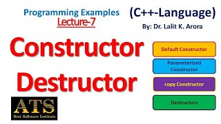 constructor and Destructors in C hindi [upl. by Natalie]