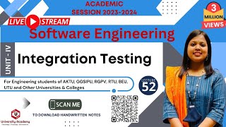 SE52 Integration Testing  TopDown Testing  BottomUp Testing Approach  TopDown vs Bottom Up [upl. by Eneirda]
