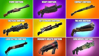 Evolution of All Fortnite Shotguns Season 1  Season 22 [upl. by Lytsyrk123]