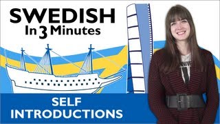 Learn Swedish  Self Introductions [upl. by Aicital]