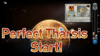 Terraforming Mars Online 135  The best corp for milestones on Tharsis [upl. by Arehsat]