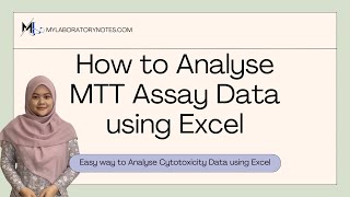 How to Analyse MTTMTS Assay Data and IC50 using Excel [upl. by Kelsy]