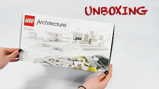 Lego Architecture Studio Set 21050 Unboxing [upl. by Laven]